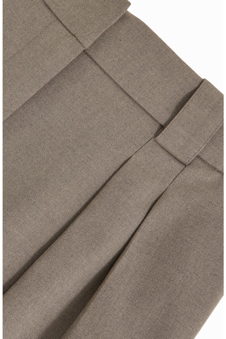 Poppie Pleat Front Wide Leg Pants, Alternate, color, NEUTRAL