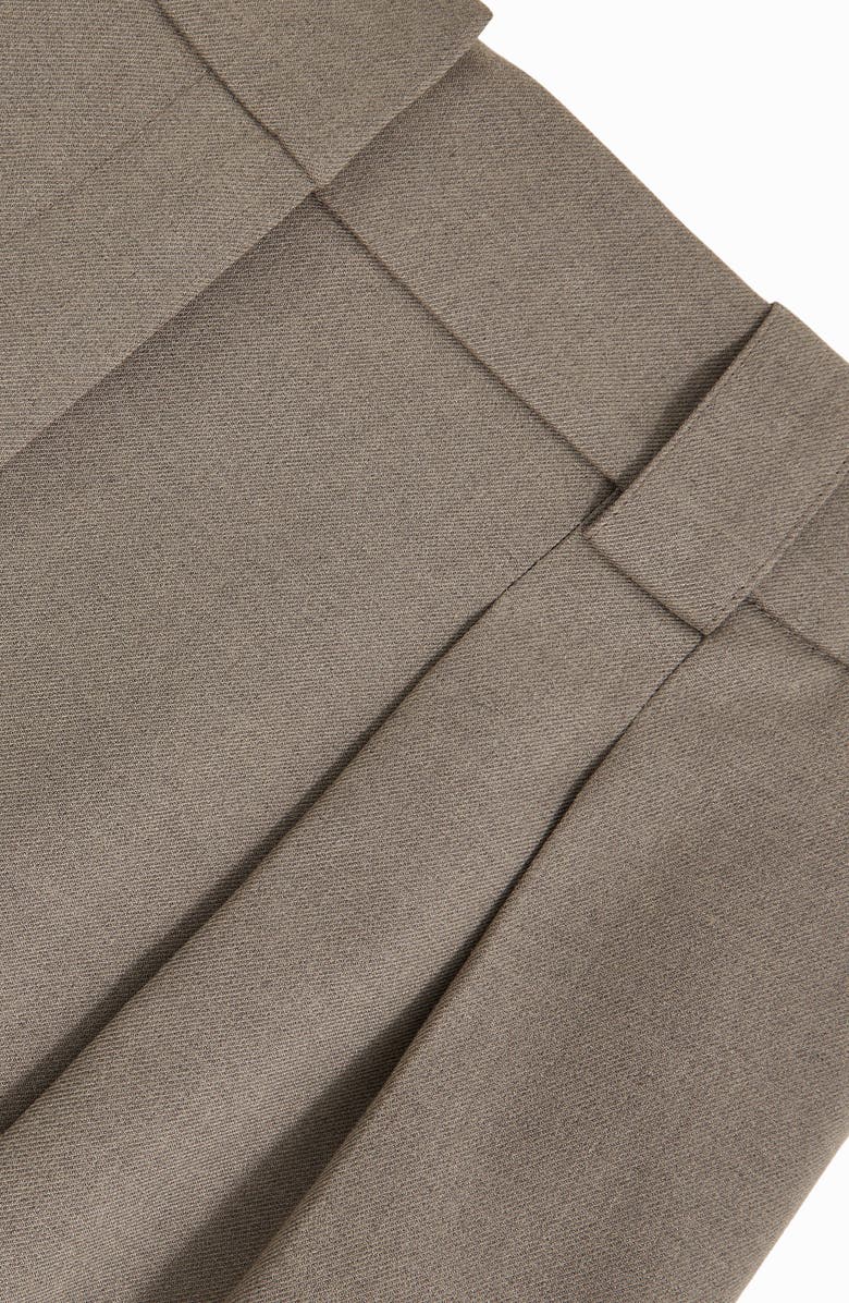 Reiss Poppie Pleat Front Wide Leg Pants, Alternate, color, Neutral