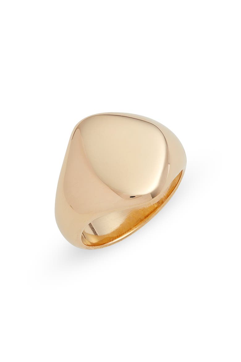 Sabi Signet Ring, Main, color, GOLD
