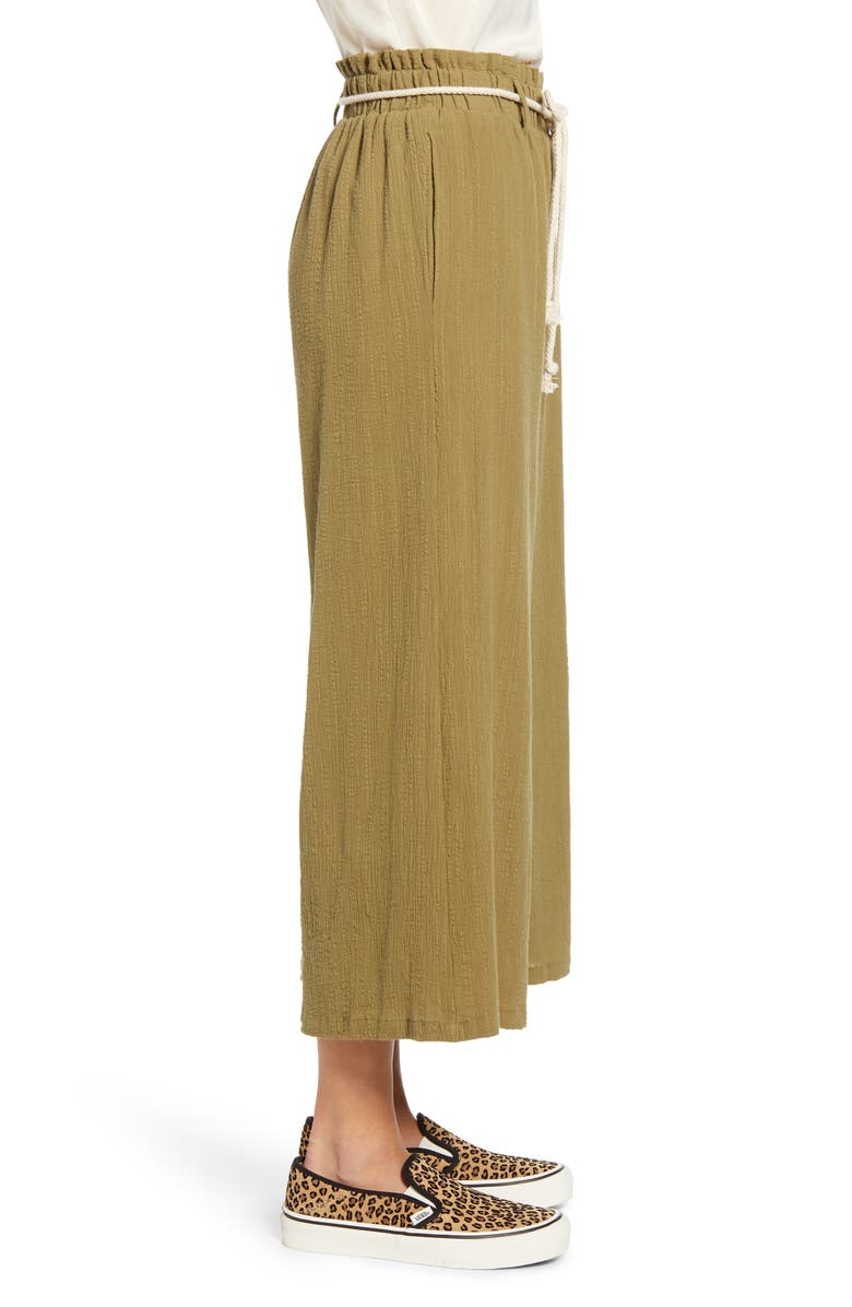 All in Favor Textured Pull On Crop Pants, Alternate, color, 