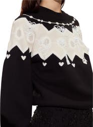 Cynthia Rowley Milei Beaded Sweater