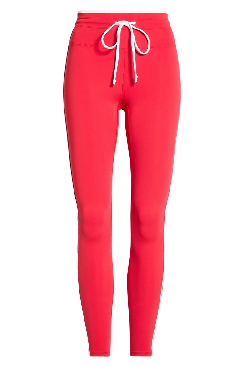 Sport Sprint High Waist Leggings, Alternate, color, CHERRY/WHITE