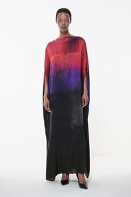 Leem Gradient Printed Kaftan