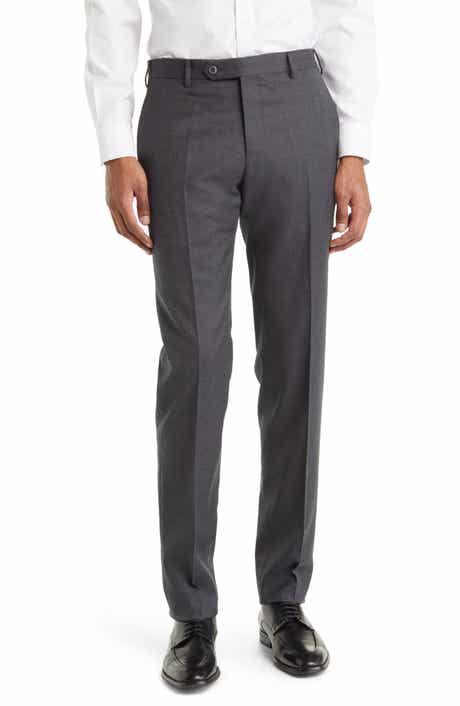Parker Flat Front Stretch Wool Flannel Trousers (Nordstrom Exclusive)