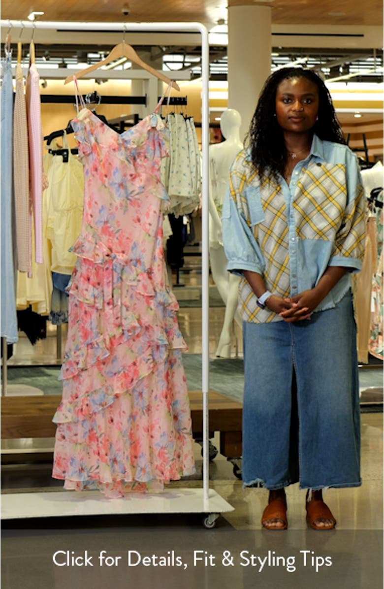 Amiya Ruffle Maxi Dress, sales video thumbnail