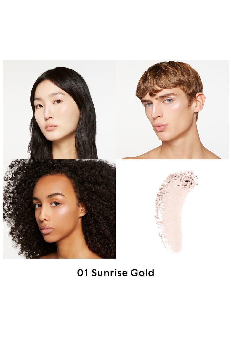 Glow Multi-Use Illuminating Gel-Powder Highlighter, Alternate, color, 01 - SUNRISE GOLD