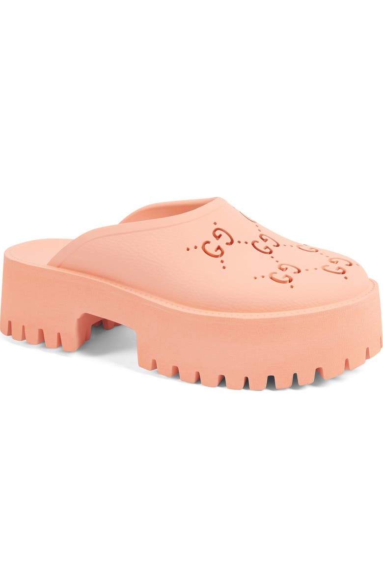 Gucci Elea GG Logo Platform Clog, Main, color,