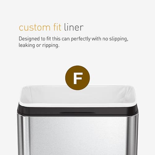 Simplehuman Code F Custom Fit Liners With Quick Dispense Packs