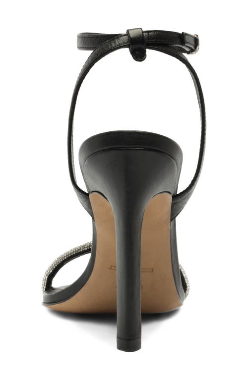 Arezzo Stella Ankle Strap Sandal In Black