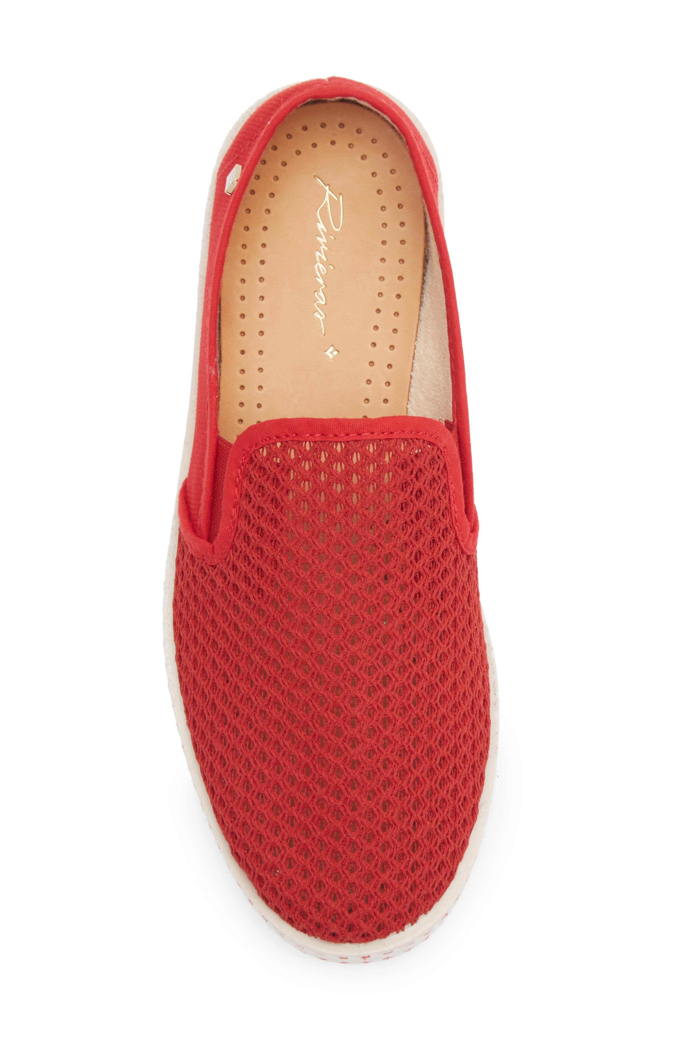 Rivieras 'Classic' Slip-On, Alternate, color, Rouge