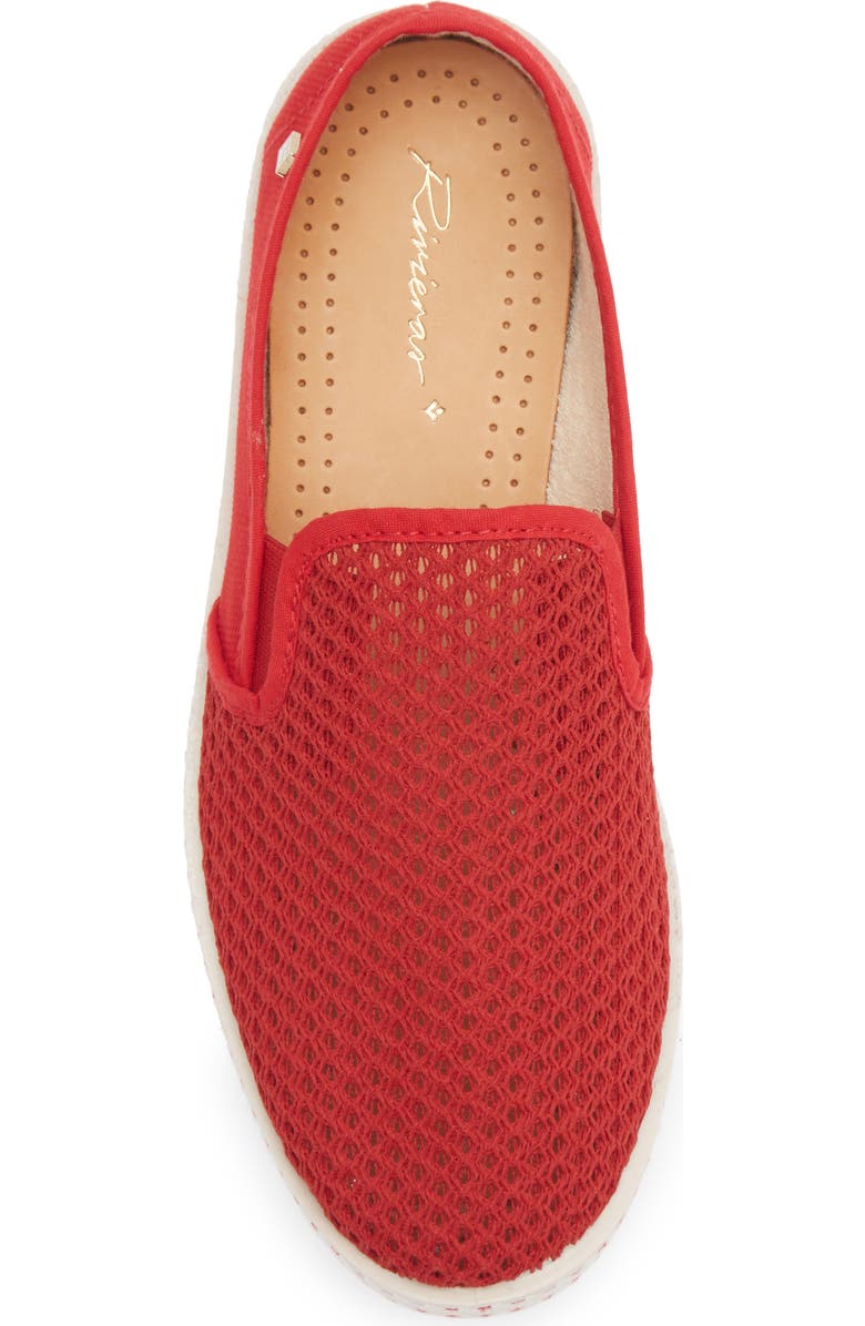 Rivieras 'Classic' Slip-On, Alternate, color, Rouge