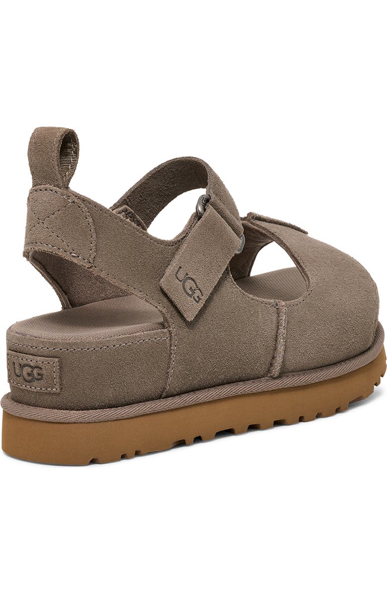 UGG<sup>®</sup> Goldenstar Platform Sandal, Alternate, color, Smoke Plume