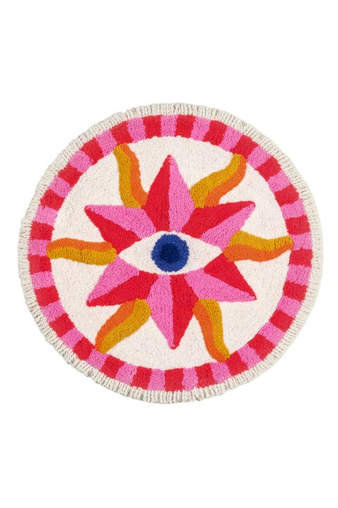 Punjab 100% Cotton Bath Mat 28 In Eye