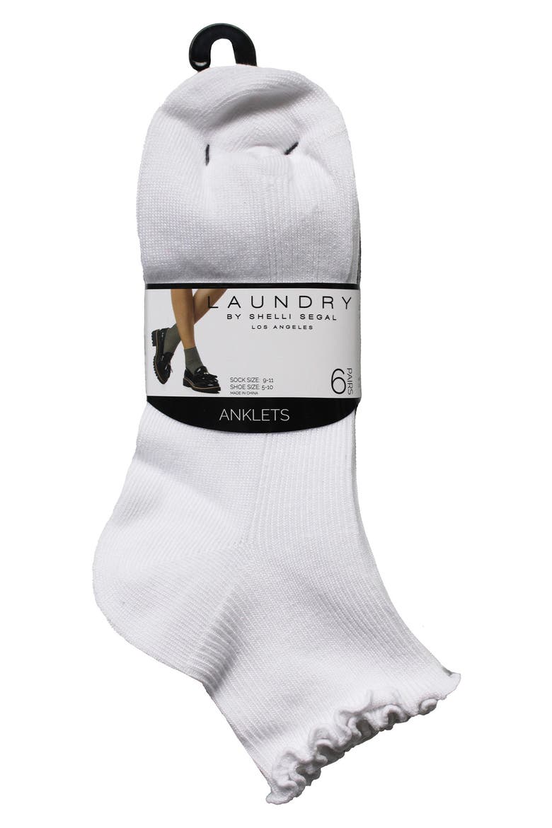 6-Pack Quarter Length Socks, Main, color, GREY/ BLACK/ WHITE