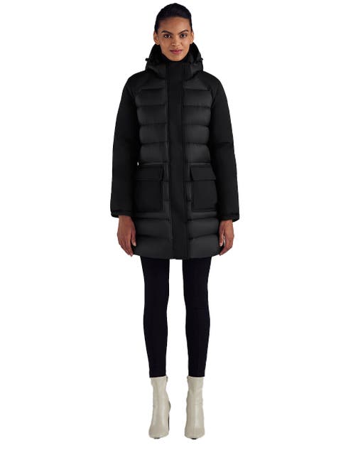 Askya Women's Two-Tone Puffer Down Parka