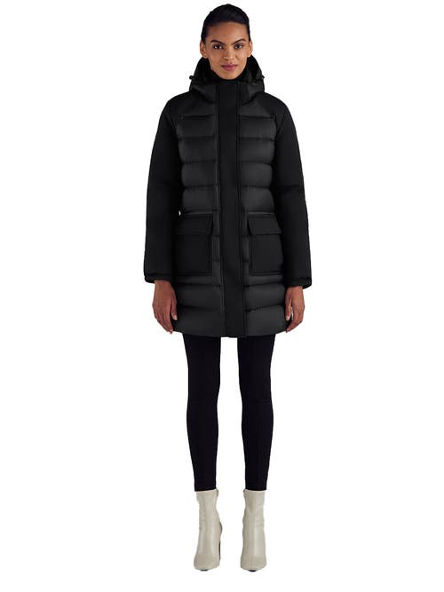 Triple F.a.t. Goose Two-tone Puffer Down Parka In Black