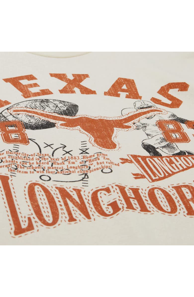 Mitchell & Ness Men's Mitchell & Ness Cream Texas Longhorns Heritage Scholar T-Shirt, Alternate, color, Cream
