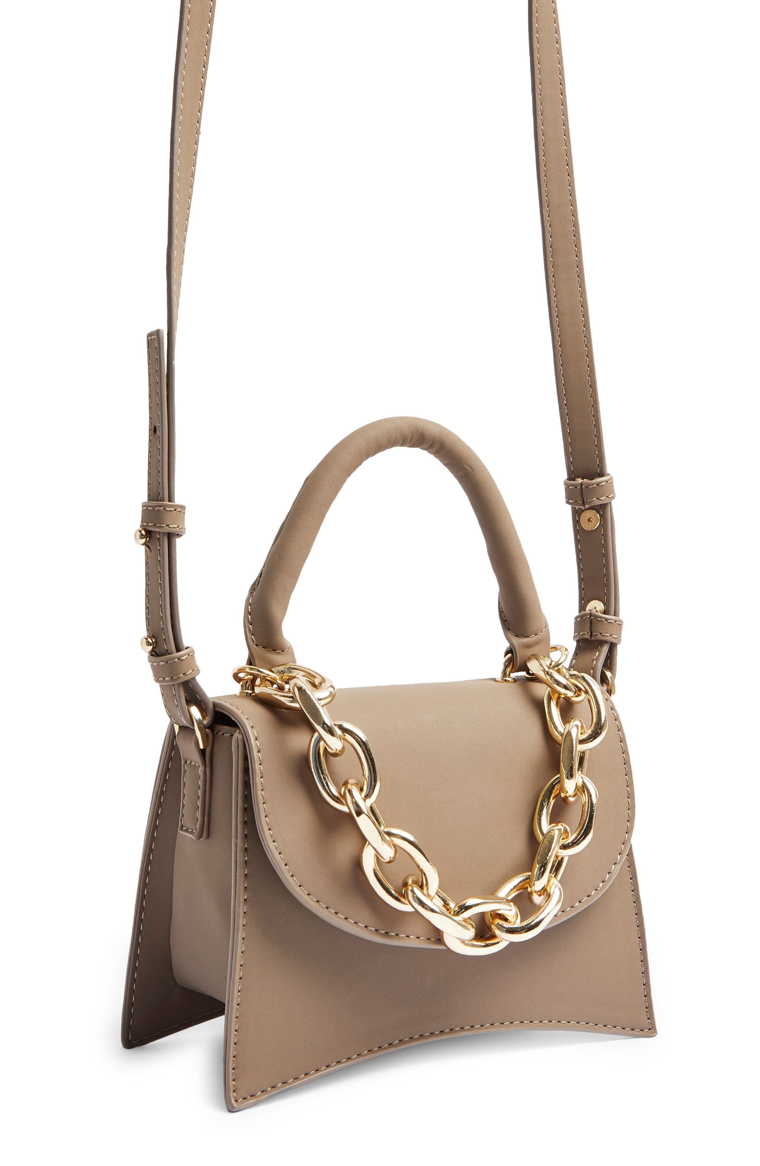 Mini Chain Crossbody Bag, Alternate, color, GREY