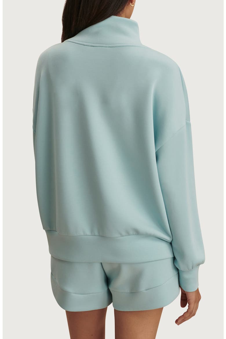 Hawley Half-Zip Sweatshirt, Alternate, color, PORCELAIN BLUE