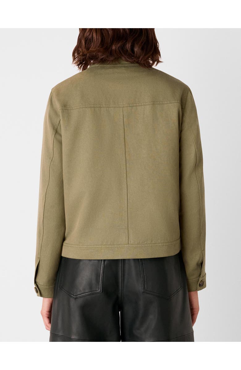 Whistles Mia Pocket Detail Jacket, Alternate, color, Khaki