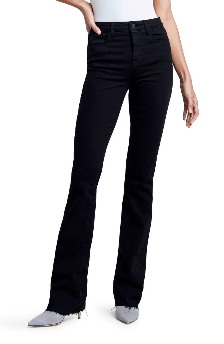 L'AGENCE Ruth High Rise Straight Leg Jeans, Main, color, 