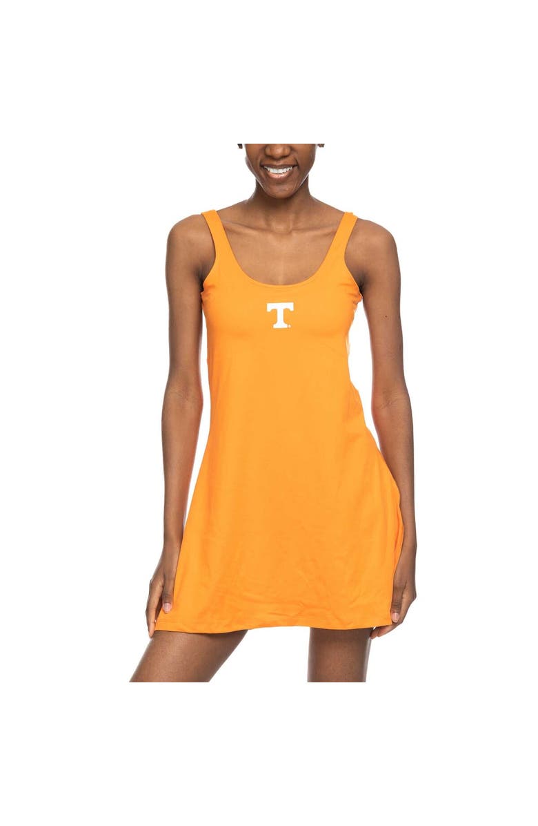 ZOOZATZ Women's ZooZatz Tennessee Orange Tennessee Volunteers Logo Scoop Neck Dress, Alternate, color,