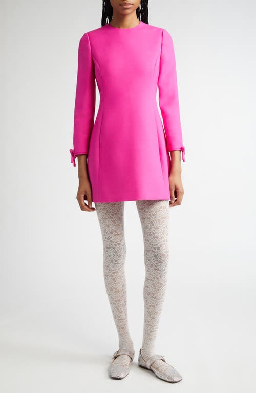 Valentino Garavani Floral Lace Tights In White