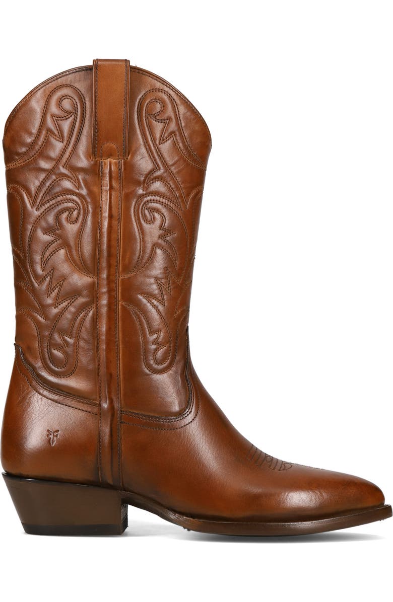 Frye Bruce Western Boot, Alternate, color, Saddle
