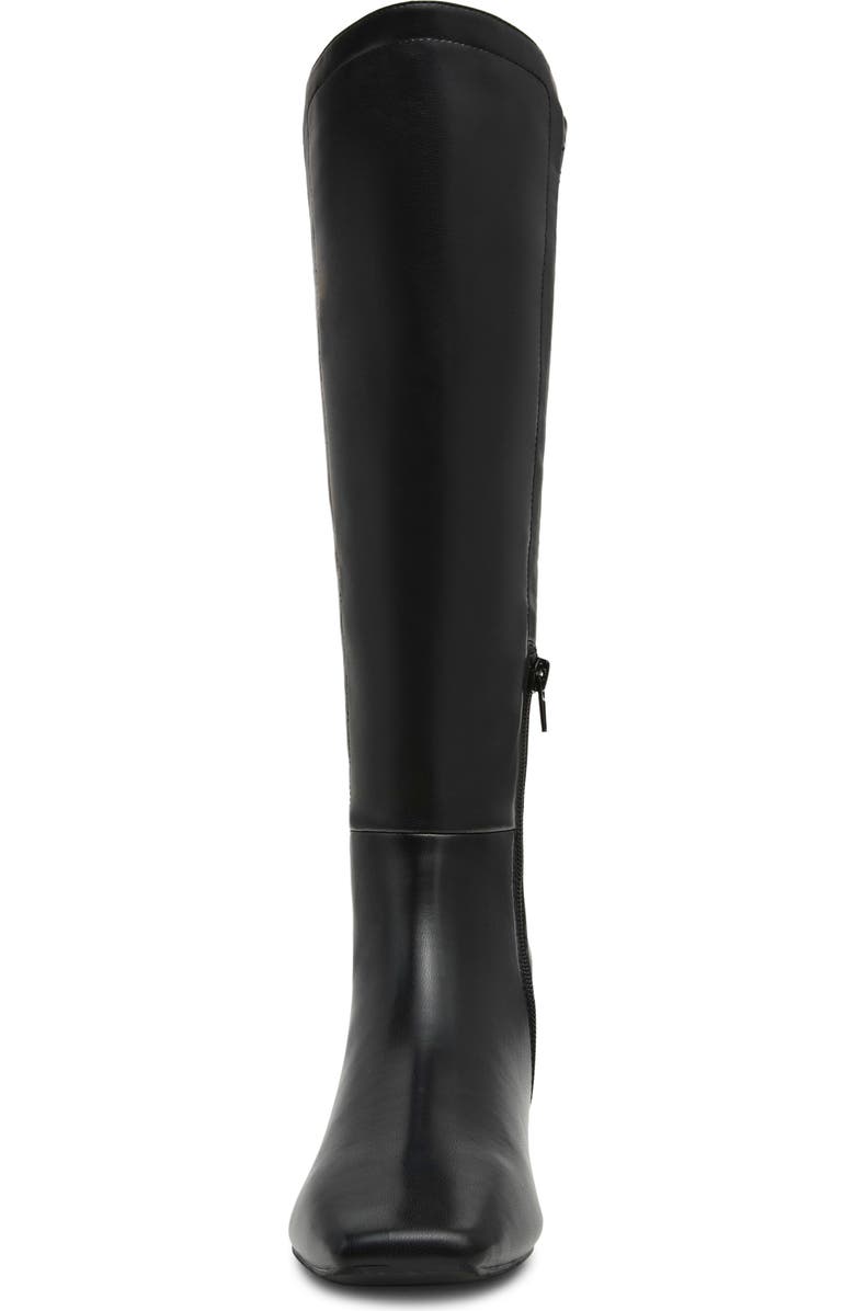 Anne Klein Rosina Knee High Boot, Alternate, color, Black Smooth