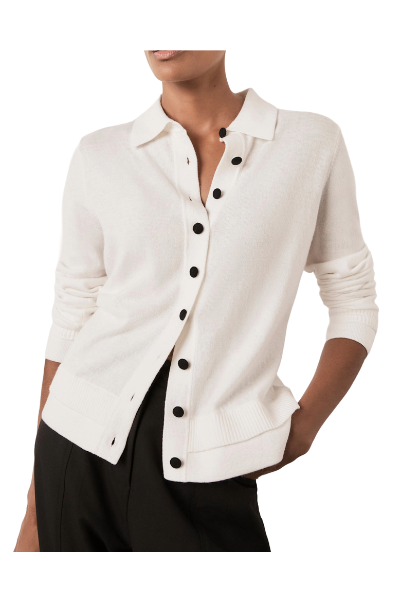 Cotton Blend Layered Top, Alternate, color, Cream