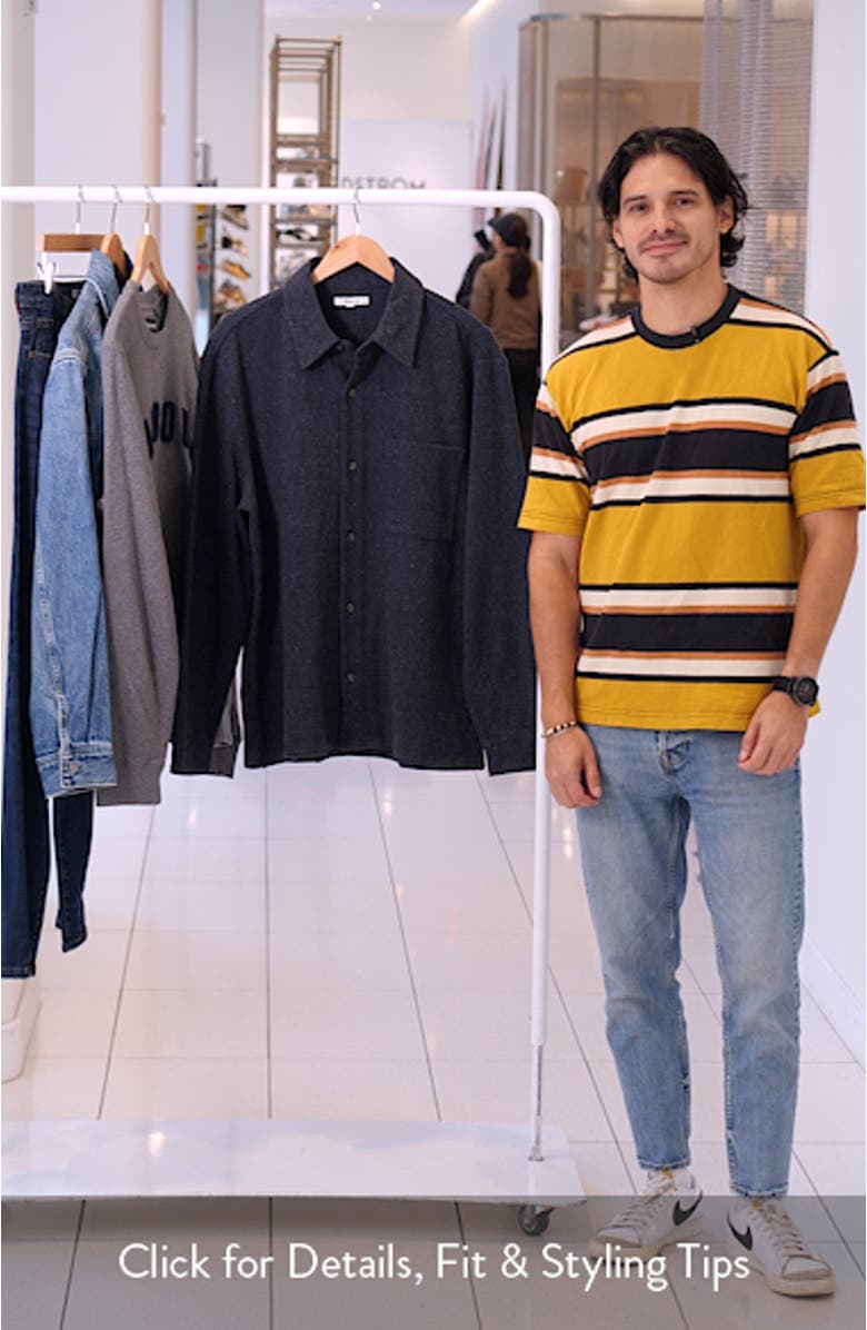 The Devoe Knit Button-Up Shirt, sales video thumbnail