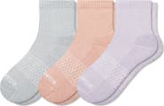 Bombas Assorted 3-Pack Marl Quarter Crew Socks