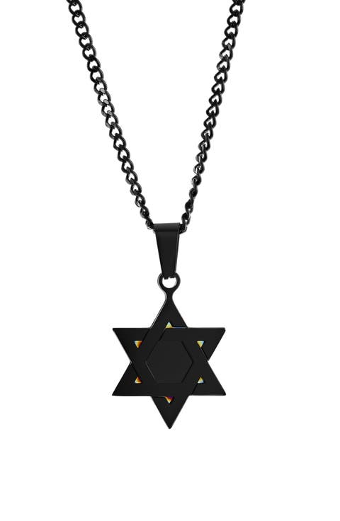Men's Star of David Pendant Necklace