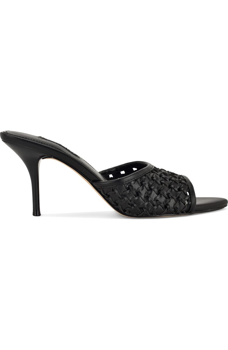 Nine West Kirela Woven Sandal, Alternate, color, Black