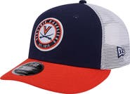 New Era Men's New Era Navy Virginia Cavaliers Throwback Circle Patch 9FIFTY Trucker Snapback Hat