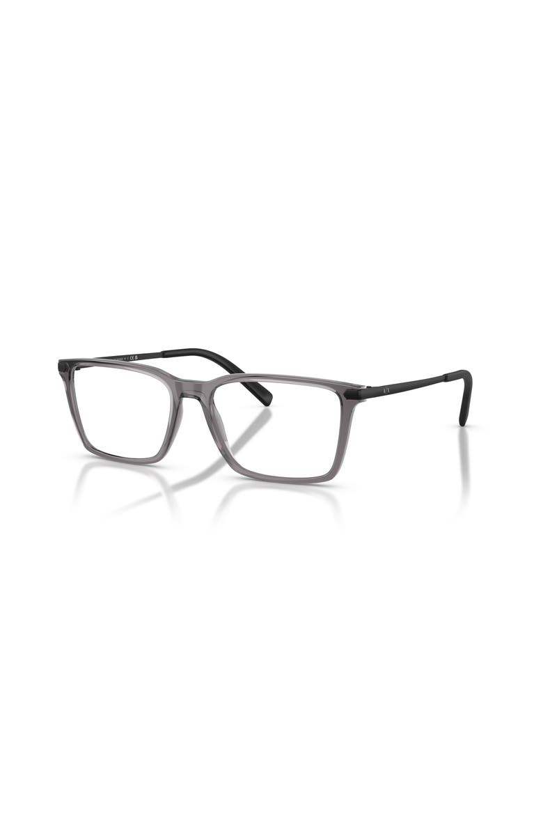 54mm Rectangle optical glasses, Main, color, Grey
