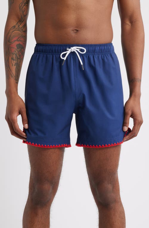 Mavrans Stitch Waterproof Swim Trunks