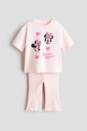 H&M 2-piece Print-motif Cotton Set