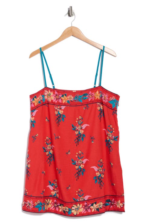 Bali Embroidery Border Floral Minidress