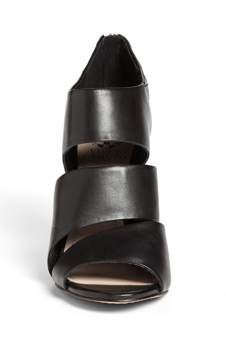 Vince Camuto 'Karmi' Leather Peep Toe Bootie, Alternate, color,