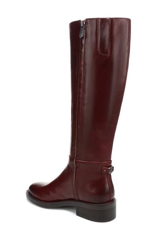 Sam Edelman Milla Knee High Boot In Burgundy