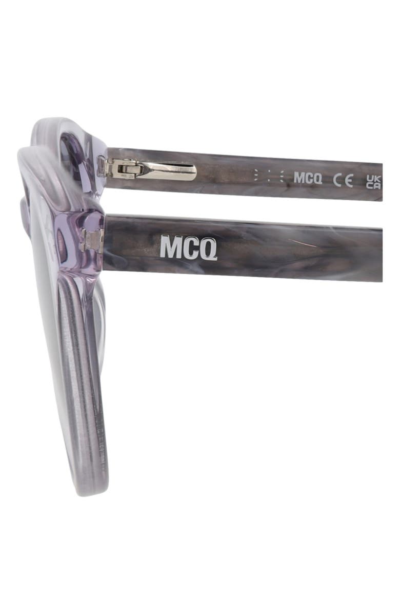 MCQ 52mm Core Cat Eye Sunglasses, Alternate, color, Grey Black Grey