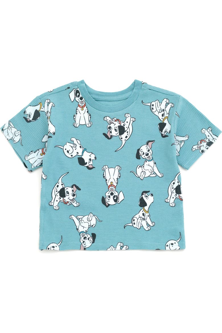 101 Dalmatians 2-Piece Tee and Shorts Set, Alternate, color, Dalmatians Teal