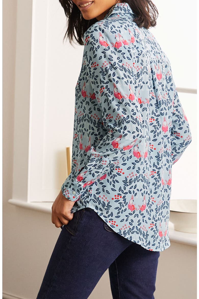 The Silk Shirt, Alternate, color, SURF PARROT PARADISE