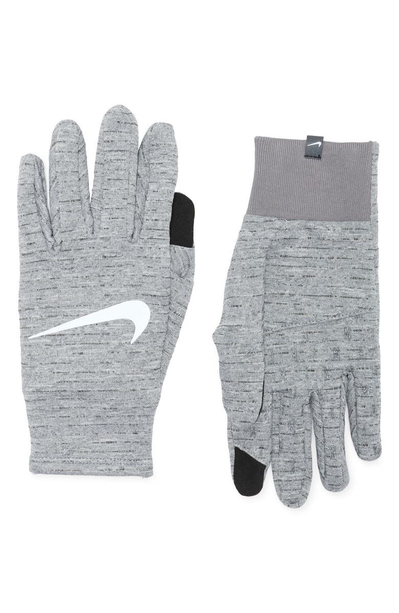 Nike Sphere 4.0 Therma-FIT Touchscreen Compatible Gloves, Main, color, Grey
