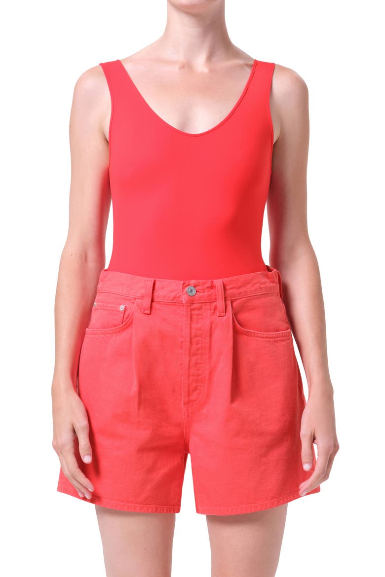 Tora Bodysuit, Main, color, VERMILION BRIGHT MD ORANGE RE