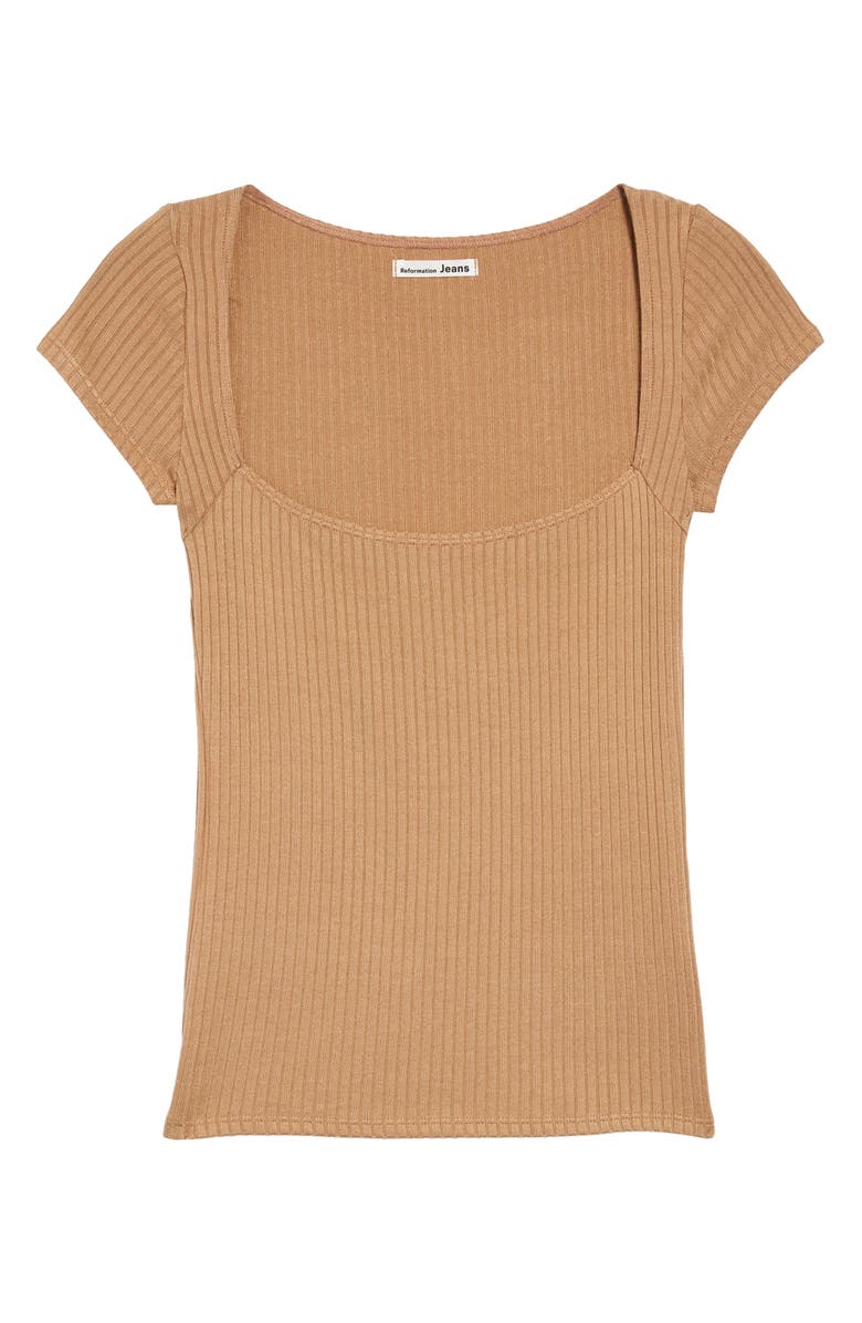 Reformation Bardot Top, Alternate, color, 