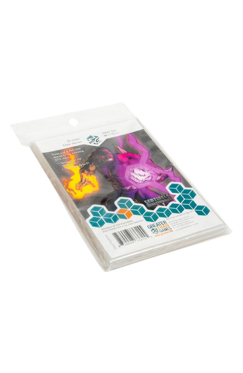 Greater Than Games Card Sleeves Large Size, Alternate, color, Multicolored