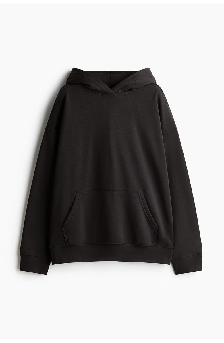 H&M Oversized Hoodie, Main, color, Black