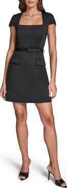 BCBG Belted Sheath Minidress
